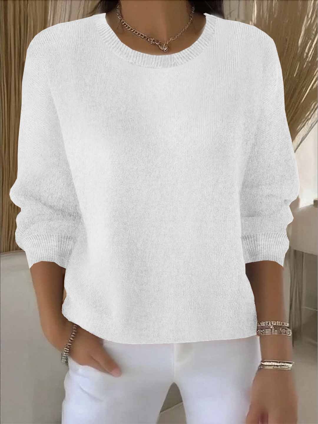 Blanche™ | Pull Pure Élégance