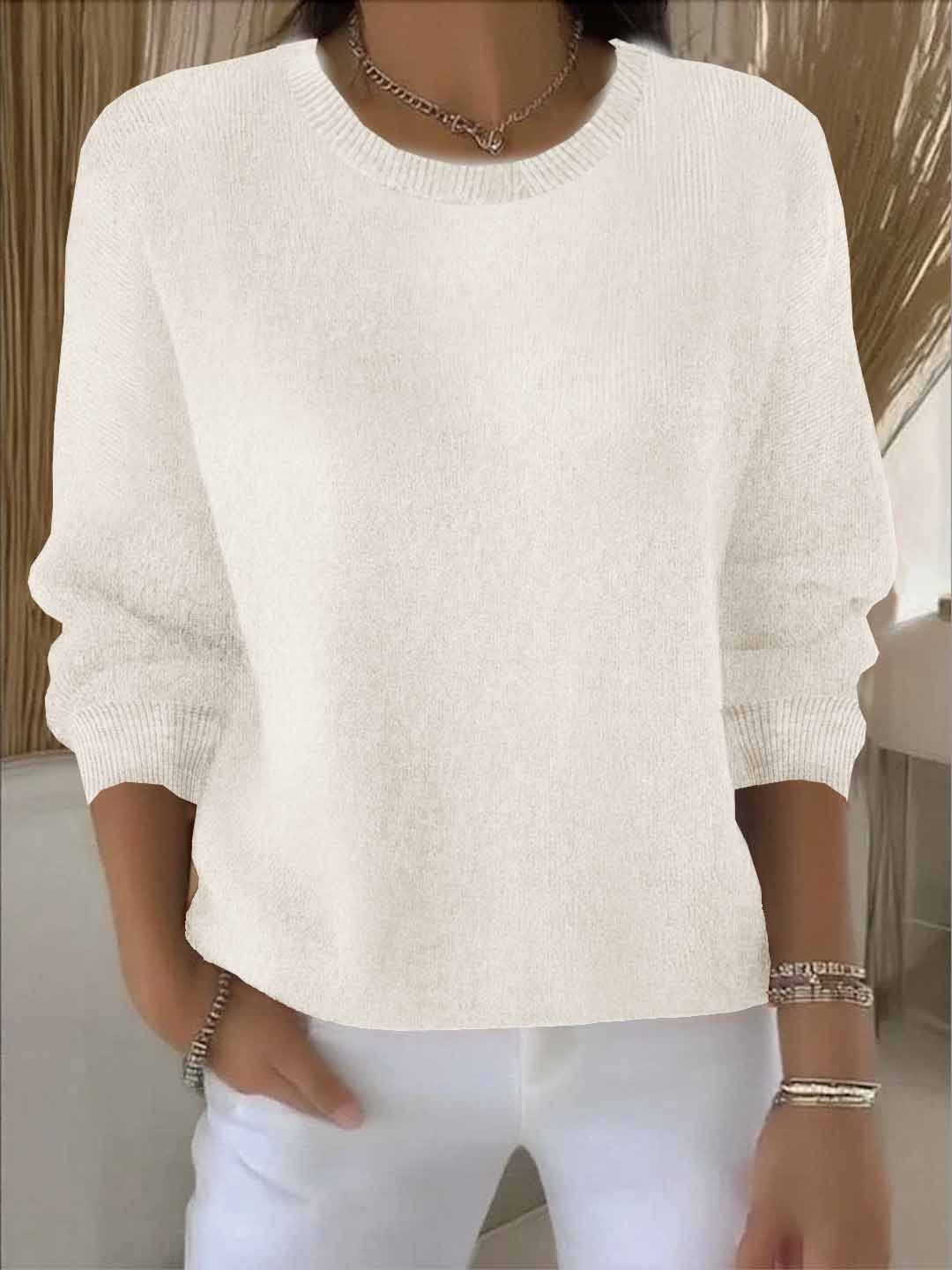 Blanche™ | Pull Pure Élégance