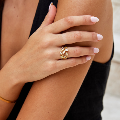 Serene™ | Feuille Dorée Élégante