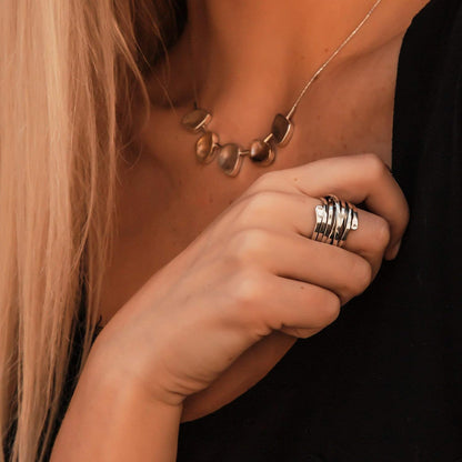 Nolwenn™ | Bague Argent Sculpturale