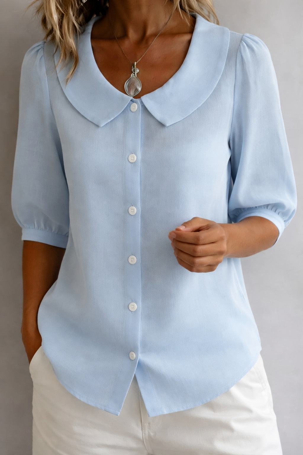 Anaïs | Blouse à Col Moderne