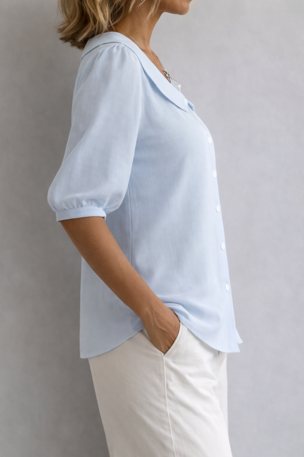 Anaïs | Blouse à Col Moderne