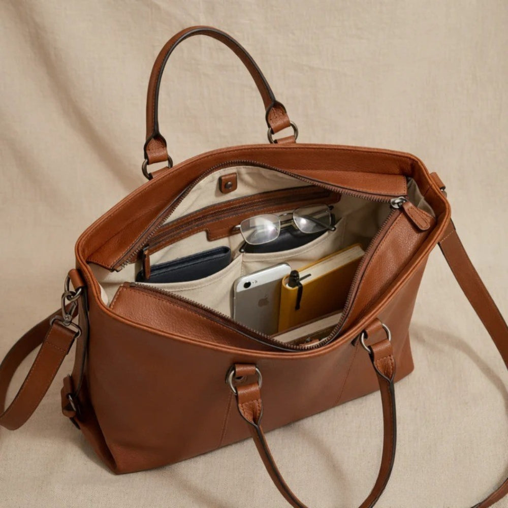 Pauline™ | Sac en Cuir Zippé
