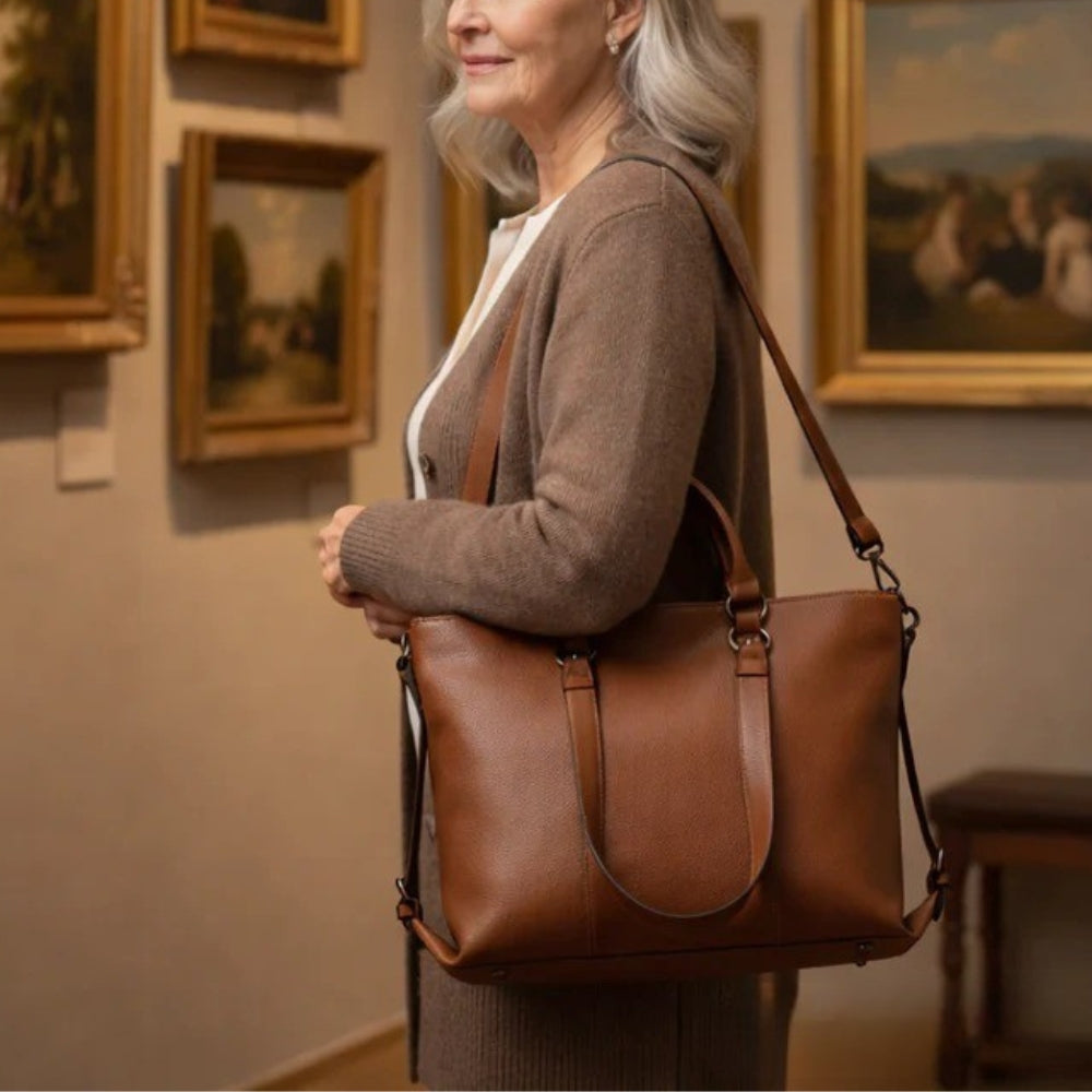 Pauline™ | Sac en Cuir Zippé