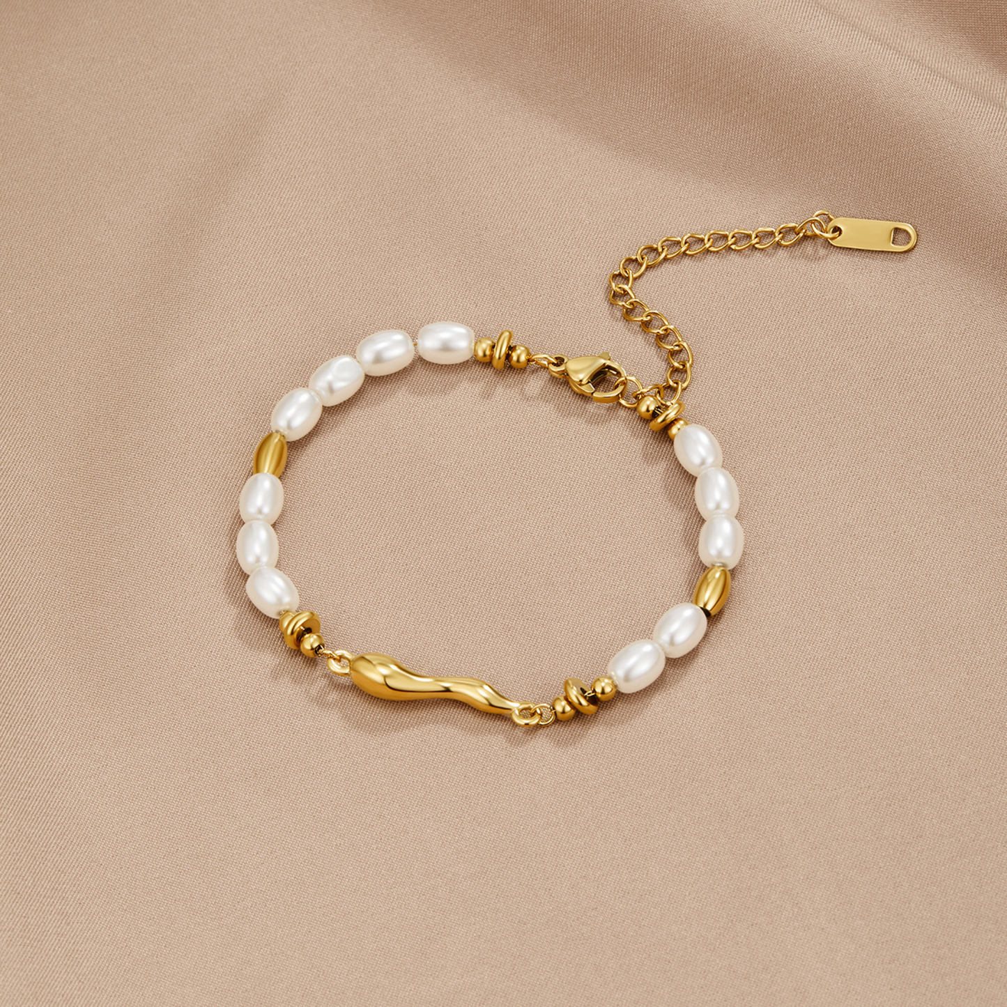 Valérina™ | Bracelet Perles Or