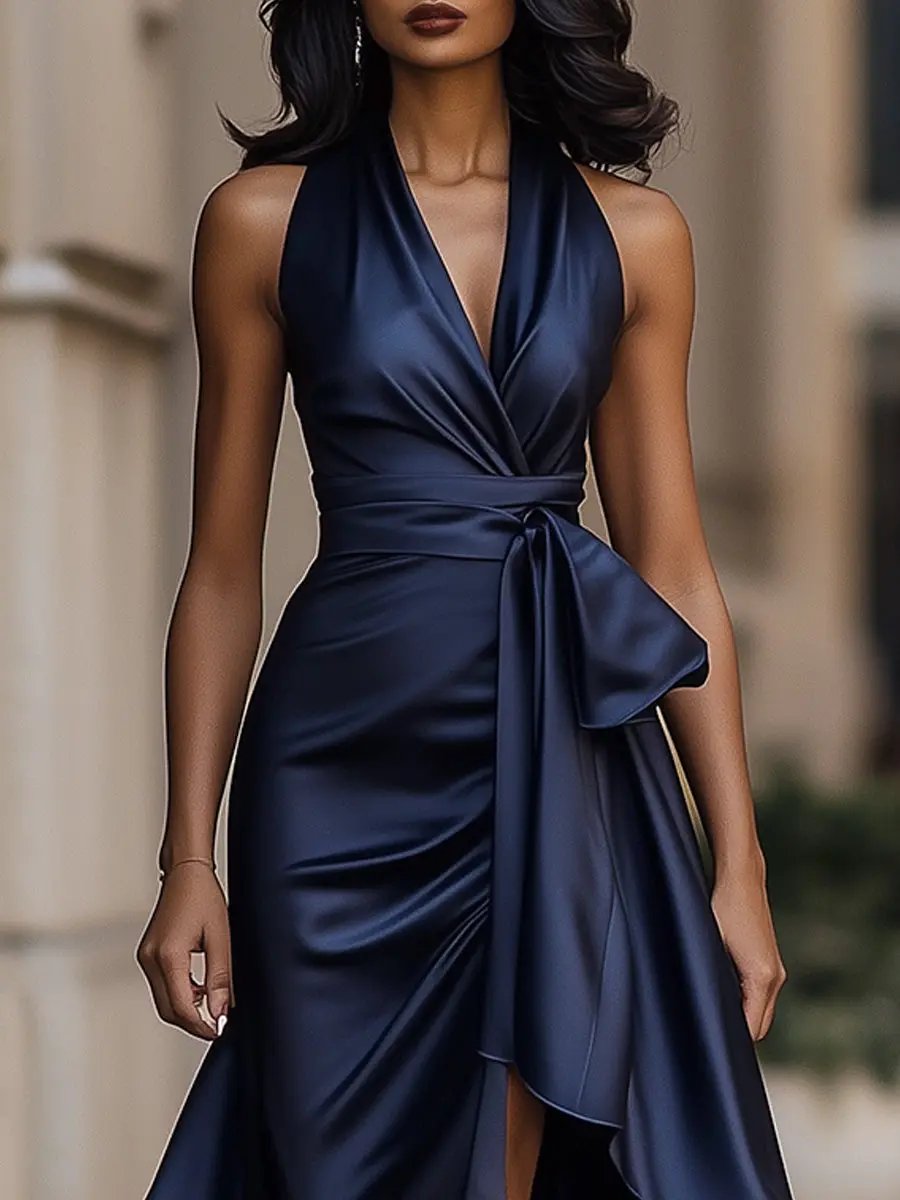Juliette | Robe Maxi Fluide à Boutons