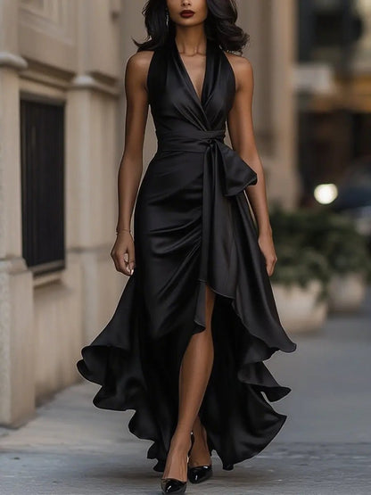 Juliette | Robe Maxi Fluide à Boutons