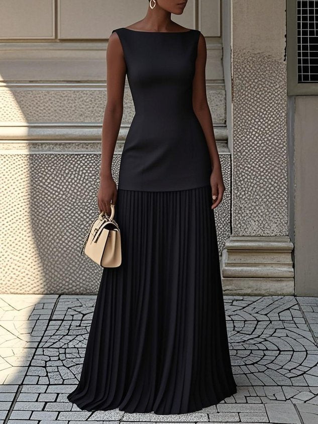 Juliette | Robe Maxi Plissée