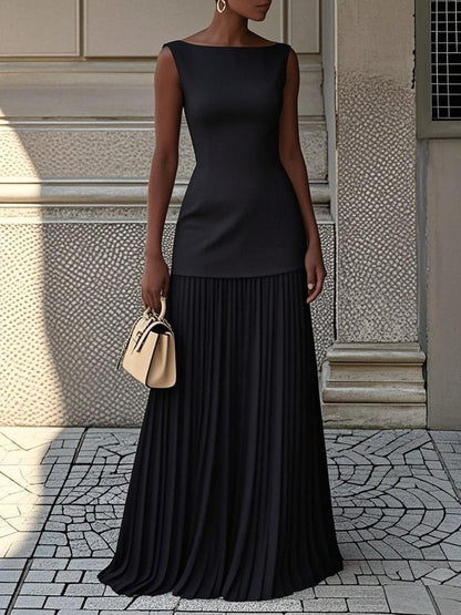 Juliette | Robe Maxi Plissée