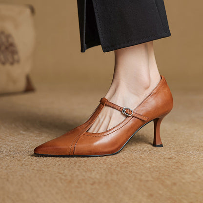 Anaïs | Escarpins à Bride en T Élégants