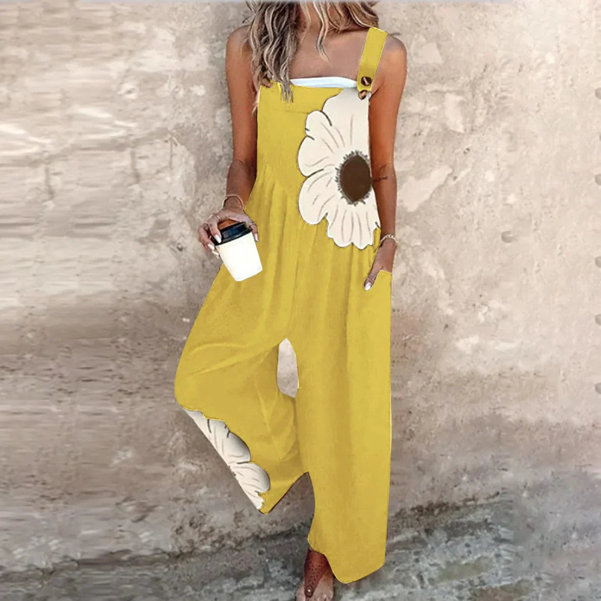 Aurélie™ | Pantalon Fleur Latérale