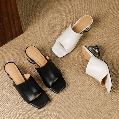 Océane | Mules Curve Élégantes