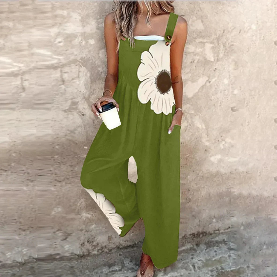 Aurélie™ | Pantalon Fleur Latérale
