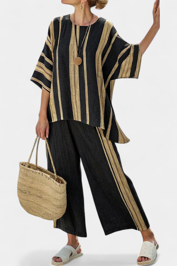 Céline™ | Ensemble Haut Pantalon Élancer Léger