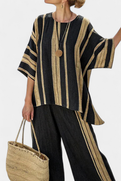 Céline™ | Ensemble Haut Pantalon Élancer Léger