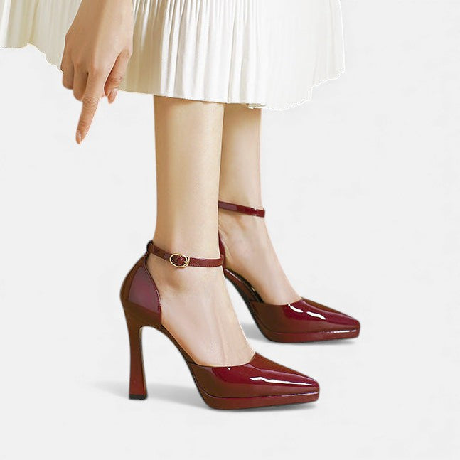 Salomé™ | Escarpins Talon Évasé Moderne