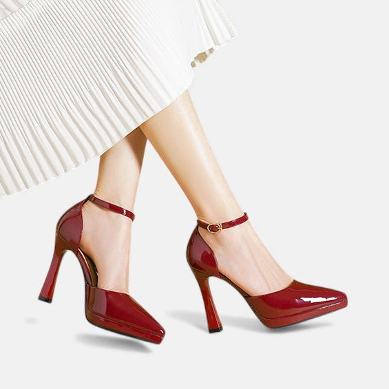 Salomé™ | Escarpins Talon Évasé Moderne
