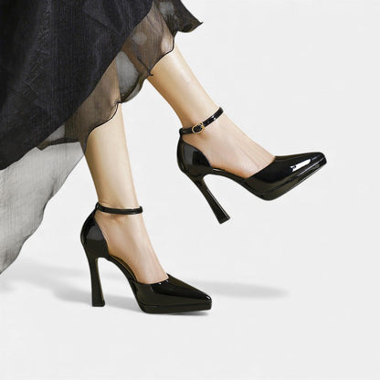 Salomé™ | Escarpins Talon Évasé Moderne