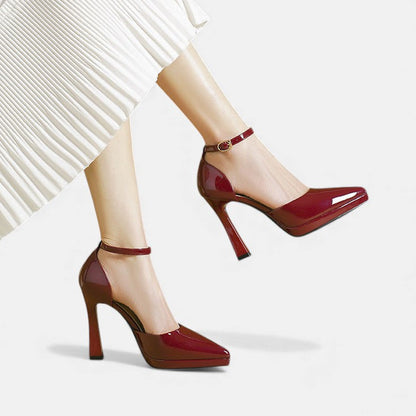 Salomé™ | Escarpins Talon Évasé Moderne