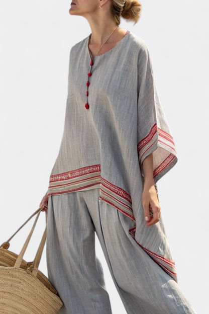 Amandine™ | Ensemble Haut Pantalon Plaisir Simple
