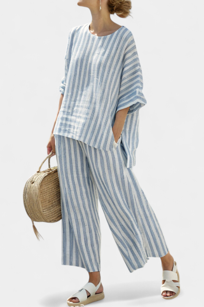 Mathilde™ | Ensemble Haut Pantalon À L’aise Dehors