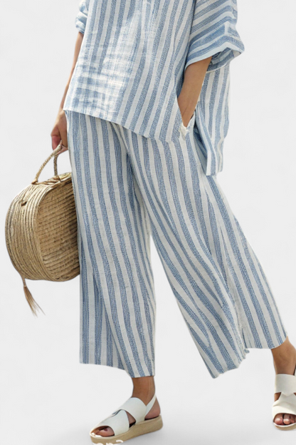Mathilde™ | Ensemble Haut Pantalon À L’aise Dehors