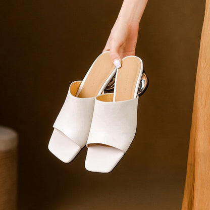 Océane | Mules Curve Élégantes