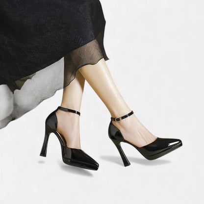 Salomé™ | Escarpins Talon Évasé Moderne