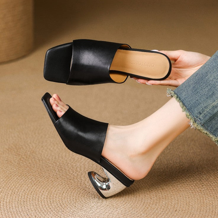 Océane | Mules Curve Élégantes