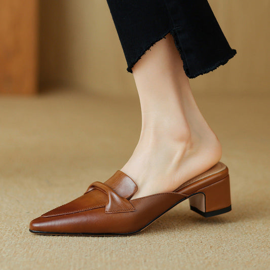 Béatrice | Mules Pointues Élégantes