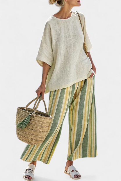Pauline™ | Ensemble Haut Pantalon Liberté Nature