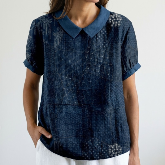 Orielle™ | Blouse Texture Élégante