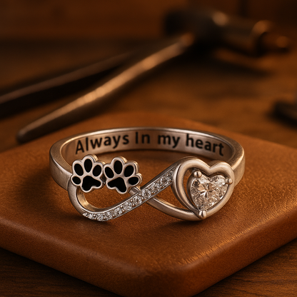 Delphine™ | Bague Cœur Animal