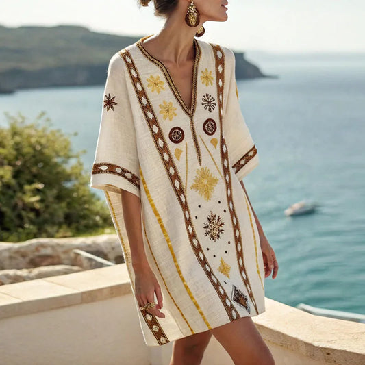 Élise™ | Robe V Brodée