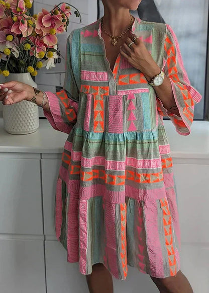 Nadia | Robe d’Été Style Santorin