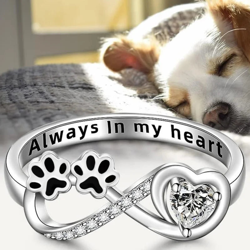 Delphine™ | Bague Cœur Animal