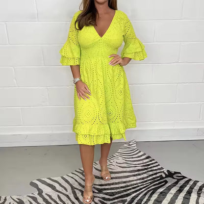 Juliette™ | Robe Ajourée Volants