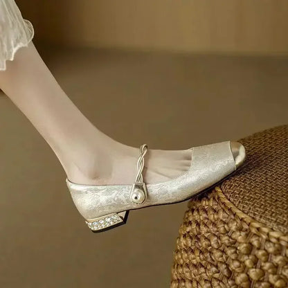 Nora | Talons Élégants à Détail Perlé