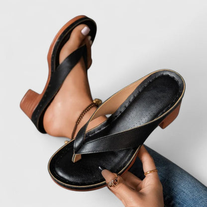 Maëlle™ | Sandales Talon Bloc Élégantes