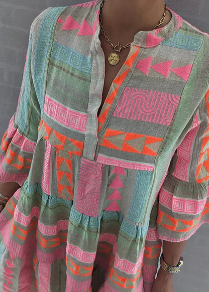 Nadia | Robe d’Été Style Santorin