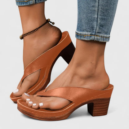Maëlle™ | Sandales Talon Bloc Élégantes