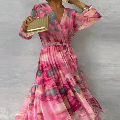 Roséline™ | Robe Fleurie Longue