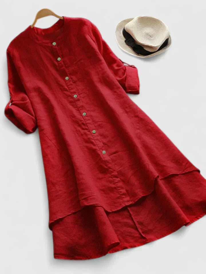 Ophélie™ | Robe Chemise Boutonnée