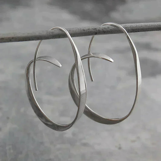 Sarah | Boucles d’Oreilles Spirale Élégantes
