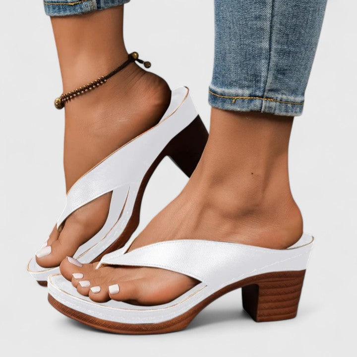 Maëlle™ | Sandales Talon Bloc Élégantes