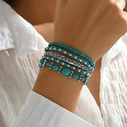 Jeanne | Ensemble de Bracelets Bohèmes à Perles