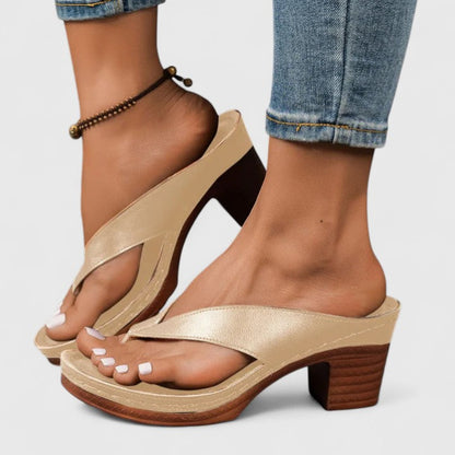 Maëlle™ | Sandales Talon Bloc Élégantes