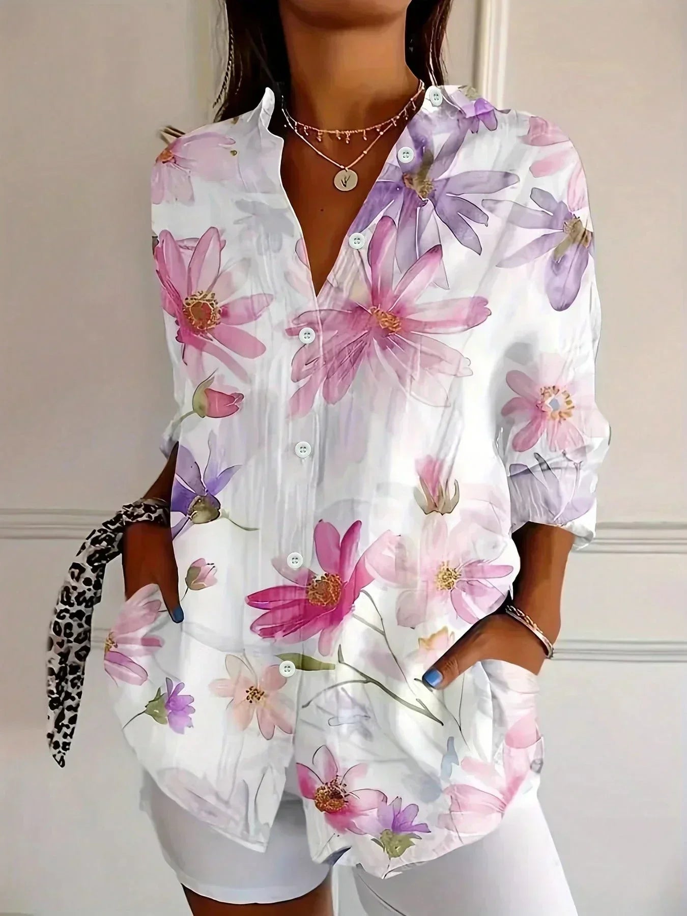 Maëva | Blouse Classique Élégante