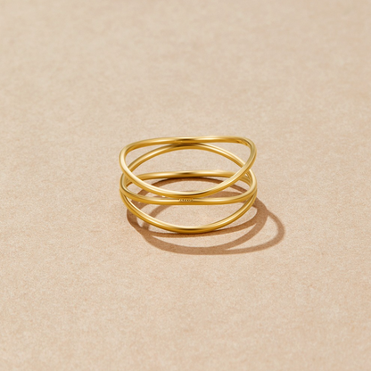 Aurélina™ | Bague Or Boucles