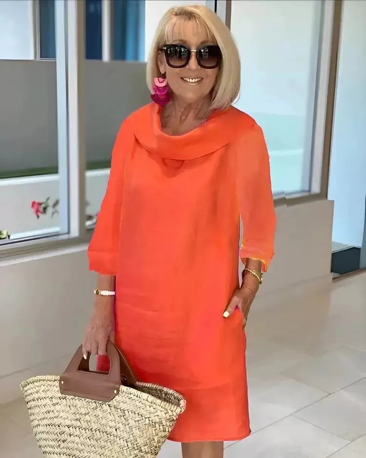 Alméa™ | Robe Col Drapé